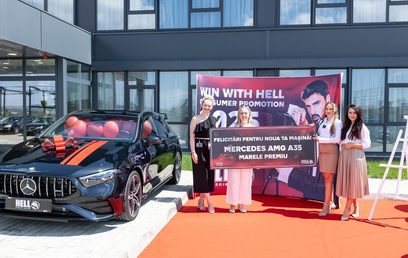 Marele premiu din campania HELL și-a găsit noul proprietar, câștigătorul unui Mercedes AMG A35