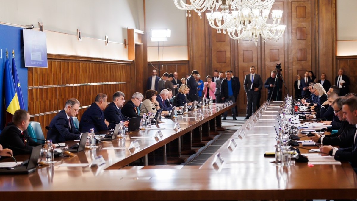 Sedința de Guvern la Palatul Victoria