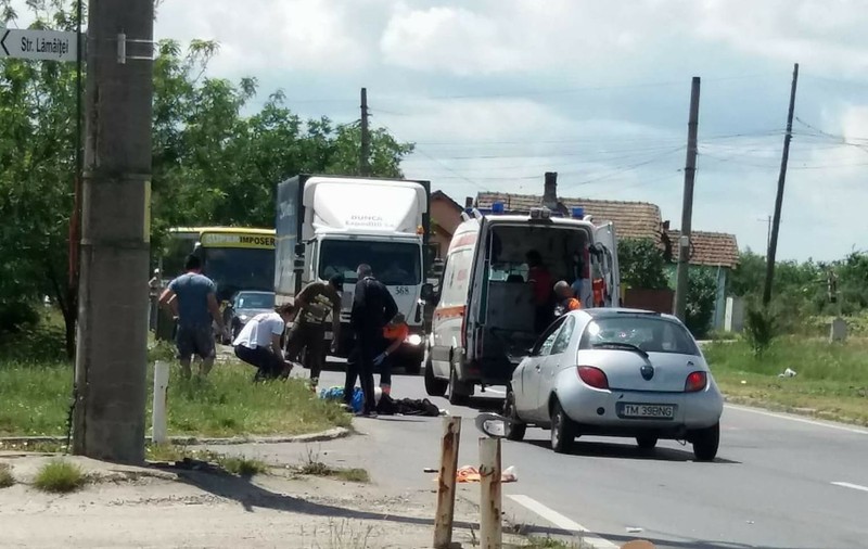Biciclist mort la Timișoara. Bătrânul nu s-a asigurat când a schimbat direcția de mers