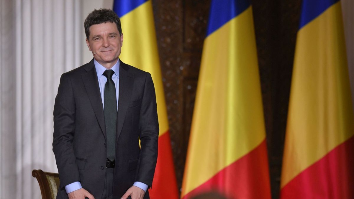 Nicusor Dan participa la dezbaterea electorala „Un presedinte pentru Romania”, organizata la Palatul Cotroceni, marti, 29 aprilie 2025.