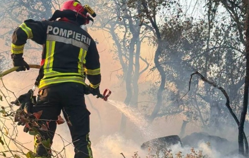 Mesaj de recunoștință pentru pompierii români detașați în Franța în lupta cu incendiile de vegetație