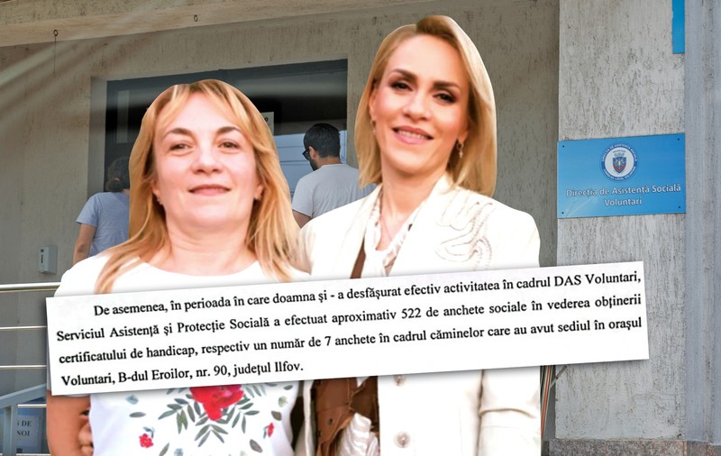 AZILELE GROAZEI. Documente oficiale arată că Gabriela Firea n-a spus adevărul despre activitatea surorii sale: aceasta a lucrat chiar la serviciul care se ocupa de controlul centrelor. A fost și șefă