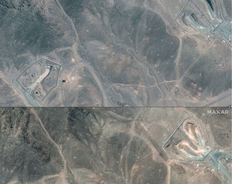 Imagini din satelit ale instalației nucleare Fordo arată locurile prin care au lovit bombele lansate de SUA