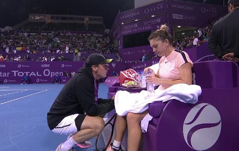 Simona Halep s-a retras din turneul de la Doha. Simo acuză o tendinită: ”Trebuie să am grijă de sănătatea mea!” | VIDEO