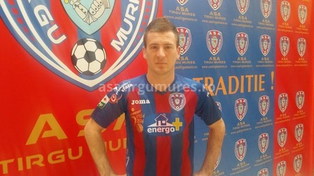 Silviu Ilie, noul jucător al echipei ASA Tg Mureș FOTO: asatirgumures.ro