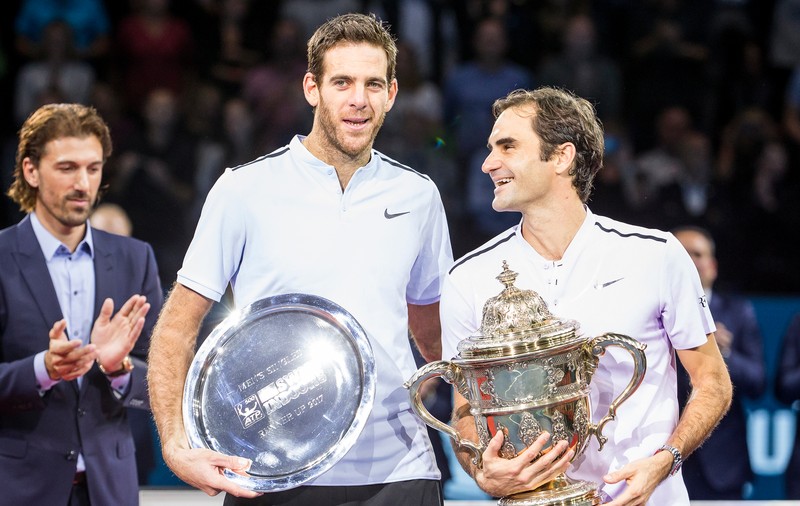Roger Federer - Juan Martin Del Potro, finala de la Basel. Elvețianul a câștigat a opta oară trofeul, la turneul său de casă