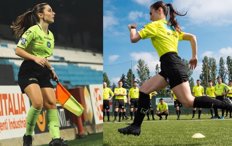 Arbitra de serie D care atrage tot mai mulți suporteri pe stadioane și are 100.000 de urmăritori pe Instagram