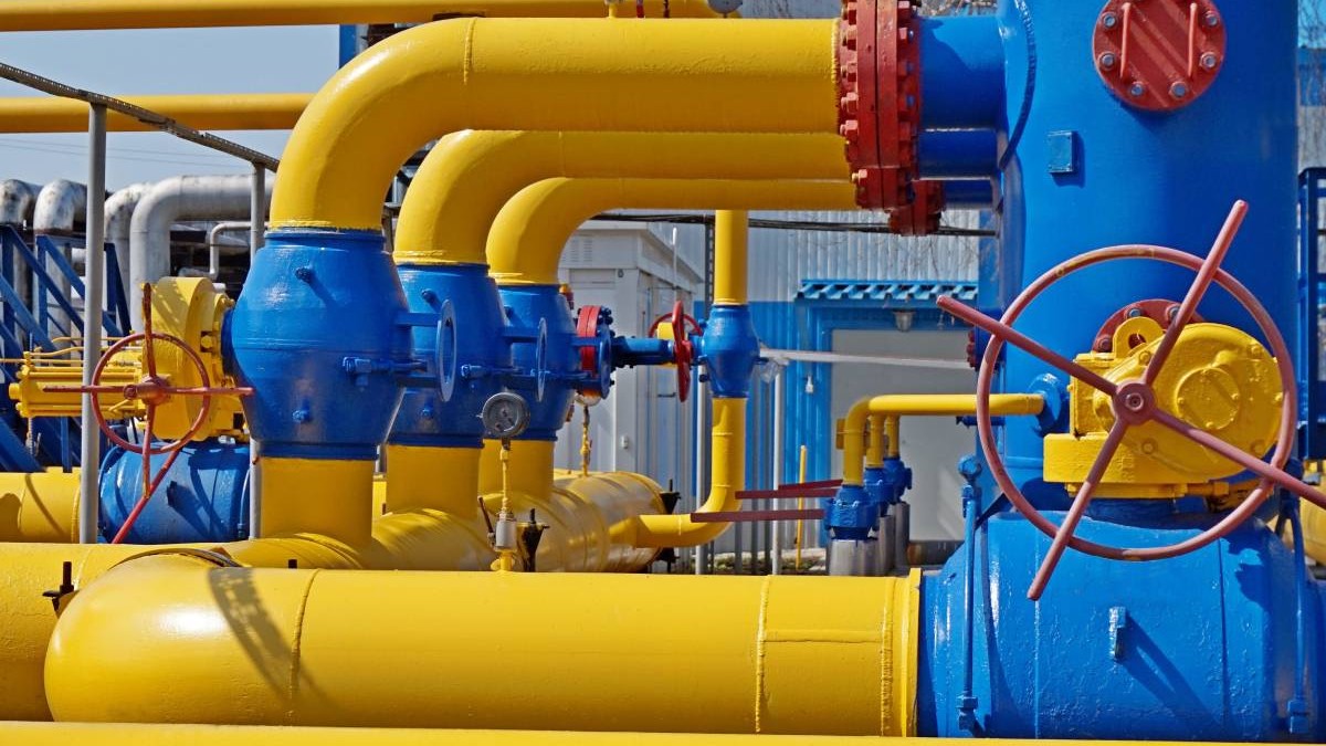 Un sistem de transport al gazelor și aparate pentru stația de pompare gaz