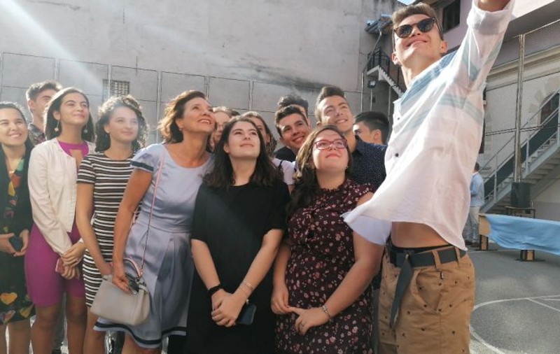 Carmen Iohannis în prima zi de școală: ”Să avem răbdare unii cu alții”