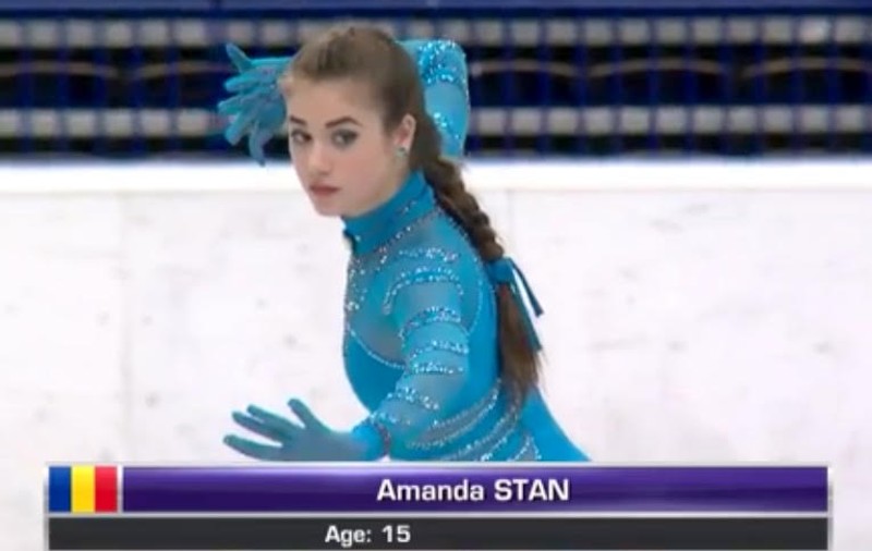 Patinatoarea Amanda Stan se antrenează în Canada, dar reprezintă România. Povestea campioanei din Buzău