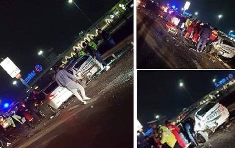 Accident teribil lângă București! Un polițist aflat în misiune a fost spulberat de șoferul unui Mercedes