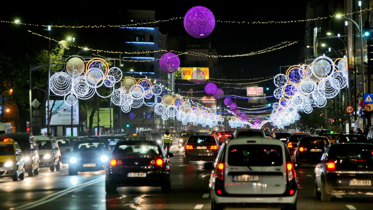 Beculețe de Crăciun în București 2017