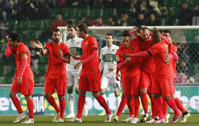 Barcelona s-a distrat cu Elche în Cupa Spaniei și se pregătește de derby-ul cu Atletico! / VIDEO