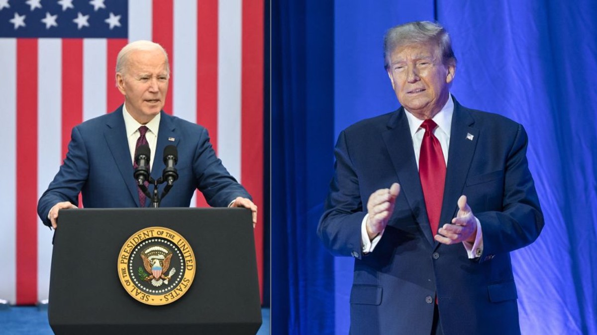 Joe Biden (stânga) și Donlad Trump Foto: colaj Hepta