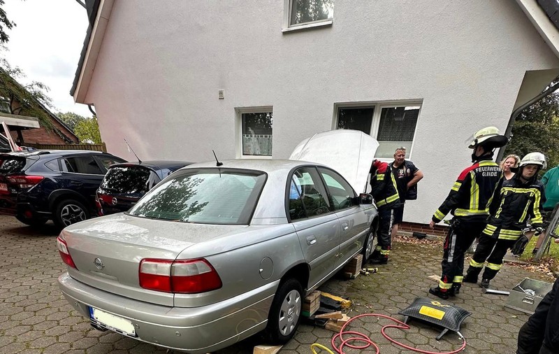 11 pompieri au demontat motorul unui Opel pentru a salva o pisică fără adăpost care rămăsese blocată în interior