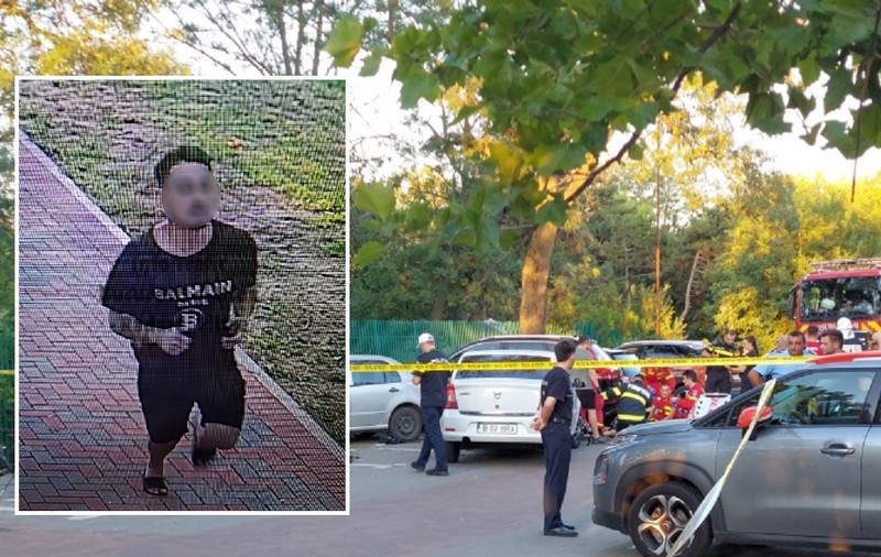 Șoferul care a fugit după ce a ucis un băiat de 9 ani și a rănit-o pe sora lui de 7 ani, în parcarea unui parc din București, a fost arestat
