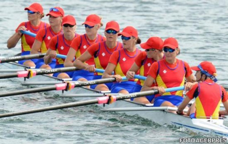 Canotaj / Echipajul feminin de 8+1 al României, argint la Lucerna