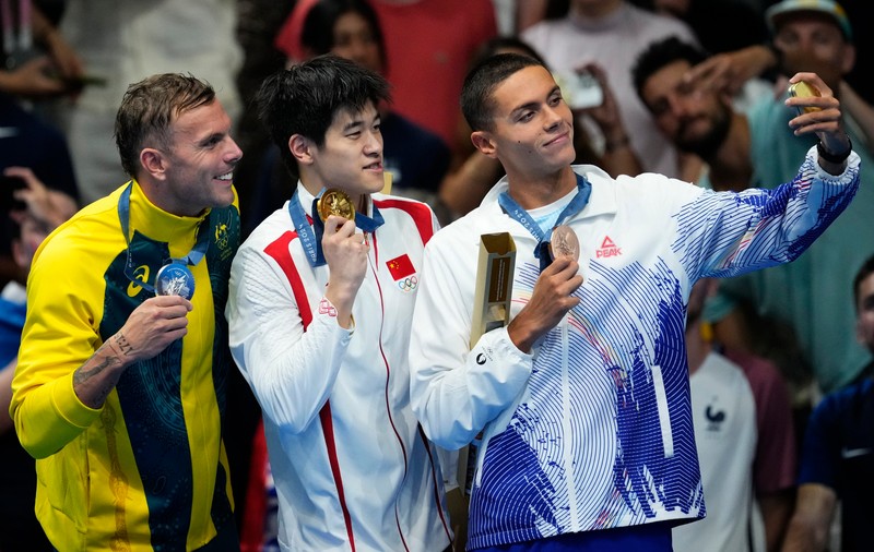 David Popovici câştigă bronzul în proba de 100 de metri liber la JO 2024 de la Paris