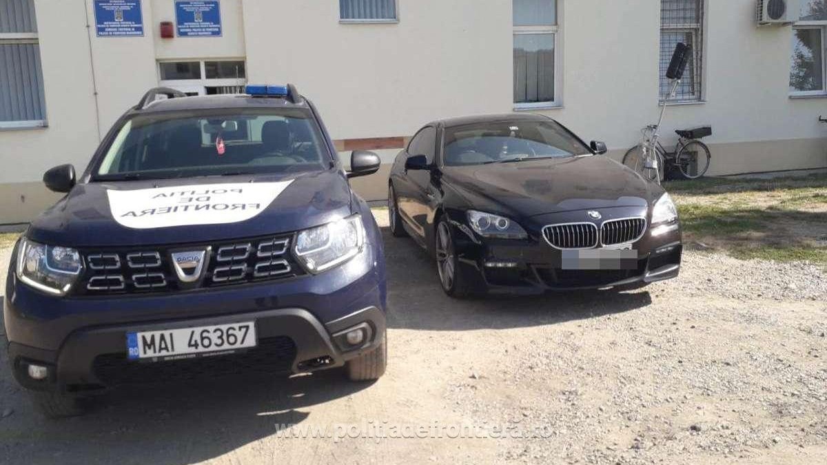 Un automobil BMW, în valoare de 40.000 de euro, căutat în Marea Britanie, a fost găsit în Borșa