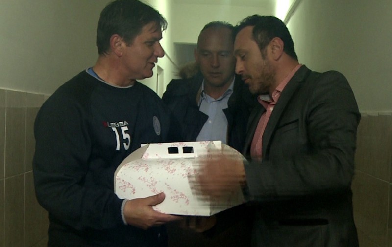 Surpriză pentru Marius Lăcătuş, de ziua lui, după meciul Dunărea - CSMS Iaşi | FOTO