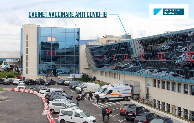 Cabinet non-stop de vaccinare cu Johnson & Johnson, deschis la Aeroportul Otopeni