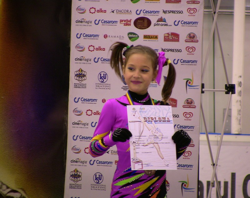 PATINAJ ARTISTIC / Andreea a impresionat şi în Ungaria. A câştigat un nou concurs. Povestea reginei fără bani. Un sport COSTISITOR