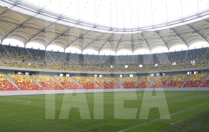 Ecran gigant pe Arena Națională, pentru vizionarea meciului tricolorilor din Grecia