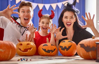 Costume pentru familie de Halloween