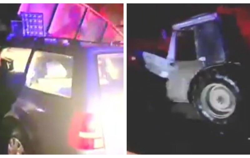 O mașină s-a izbit de un tractor nesemnalizat, pe DN3, la Constanța: un om a murit, iar alți doi au fost răniți