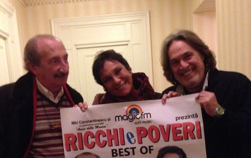 Ricchi e Poveri au sosit în România! Au ales să petreacă cu mici şi muzică lăutărească!