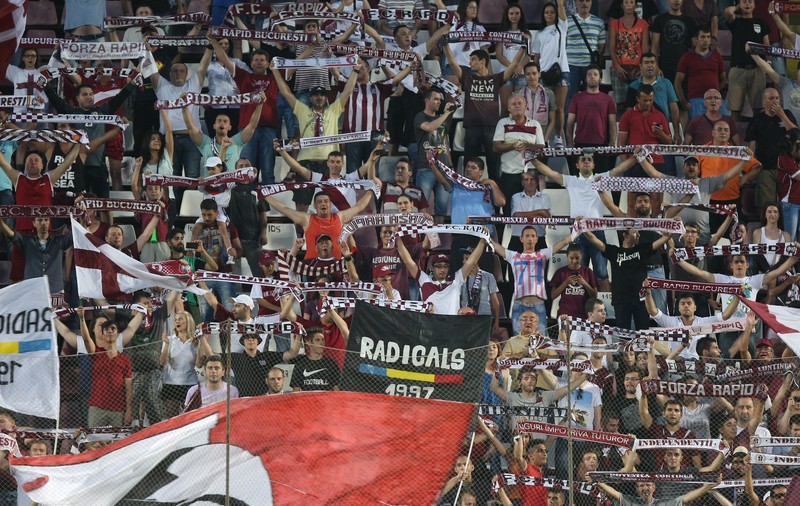 Rapid, iubire fără sfârşit! Fanii au dat recital la meciul cu Steaua