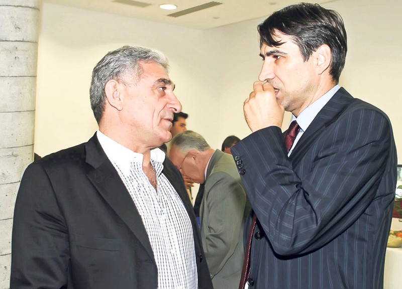 Giovani Becali și Victor Pițurcă.