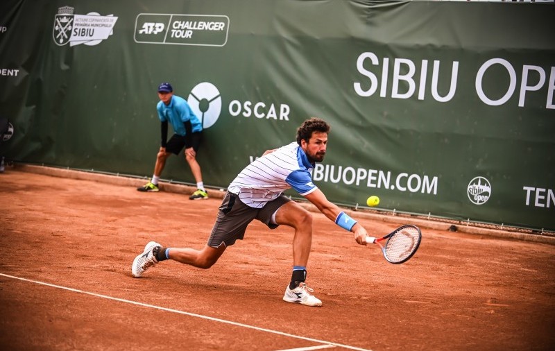 Finala Openului de tenis al Sibiului, câștigată de Danilo Petrovici. Francezii au triumfat la dublu