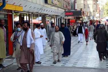 Viața de zi cu zi în Kabul, pe 25 august FOTO: EPA