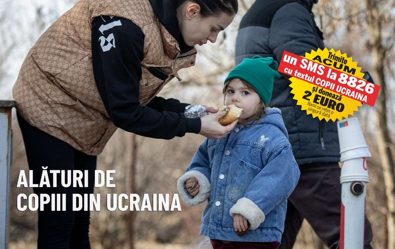 Fundația Ringier România și Libertatea lansează campania umanitară „Alături de copiii ucraineni”. Cum poți dona?