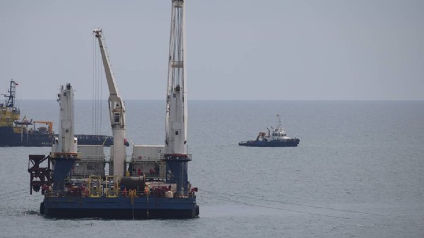 Șantierul pe uscat al proiectului Neptun Deep, în Tuzla, județul Constanța, 4 mai 2026
