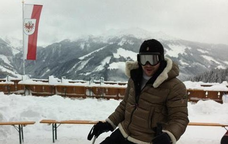 Adrian Sînă se relaxează la ski  în Austria