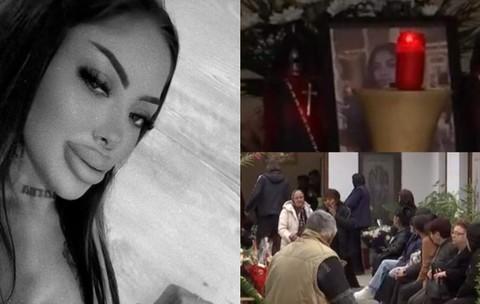 Imaginile durerii de la înmormântarea Valentinei. Familia și apropiații își iau rămas bun pentru totodeauna de la tânăra de 28 de ani