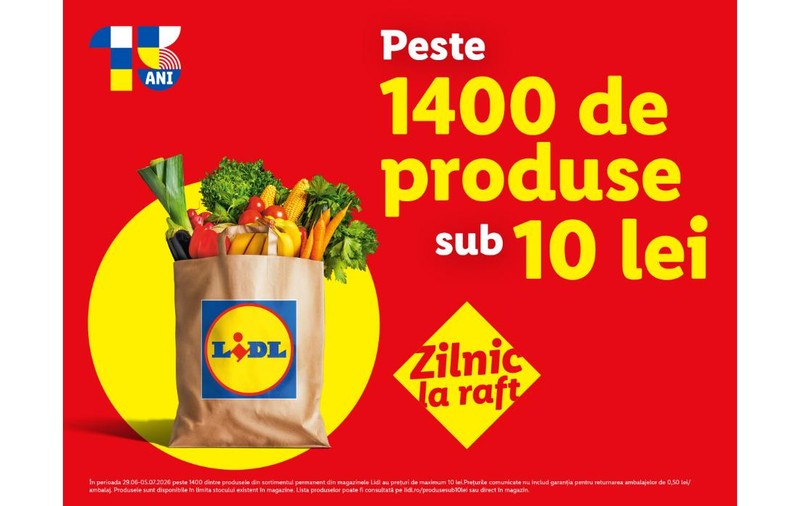 Cum a ajuns Lidl preferatul românilor? O analiză a prețurilor arată că retailerul are aproximativ jumătate din sortiment la prețuri sub 10 lei 
