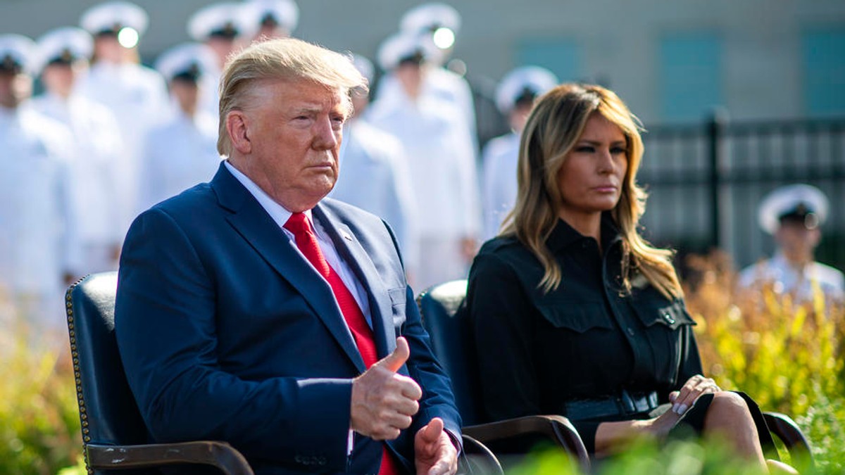 Melania Trump a decorat Casa Albă pentru al doilea dineu oficial dat de președintele SUA (EPA)