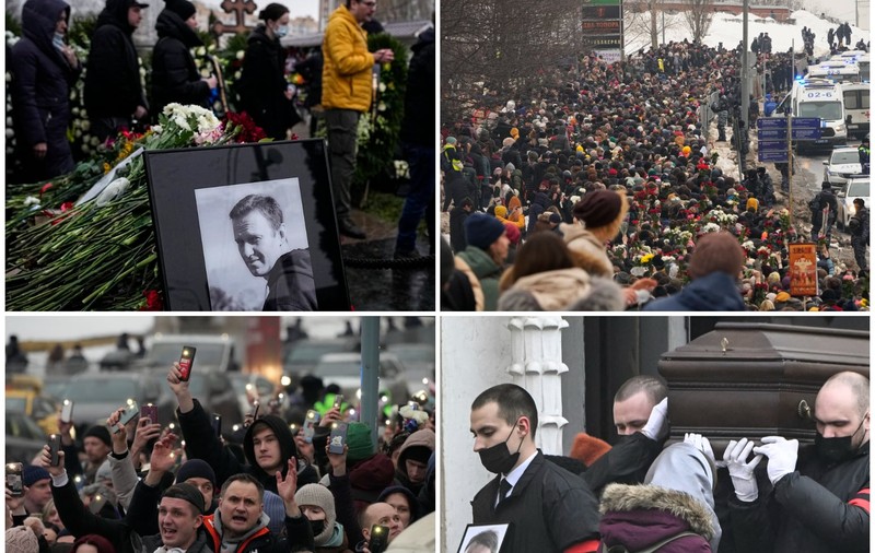 Înmormântarea lui Navalnîi: Mii de ruși au stat la coadă pentru un omagiu la mormântul opozantului. Oamenii au scandat „Rusia va fi liberă”. Peste 120 de persoane reținute