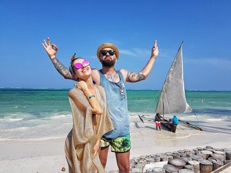 Lidia Buble și Matteo s-au întâlnit în Zanzibar. Cum au fost surprinși pe plajă