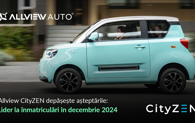 Mașina electrică produsă de o companie românească poate fi condusă de la 16 ani și este lider la înmatriculări pe acest segment