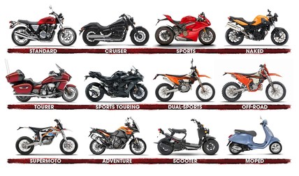 Tipuri de motociclete. Foto: CleanHarleys.com.