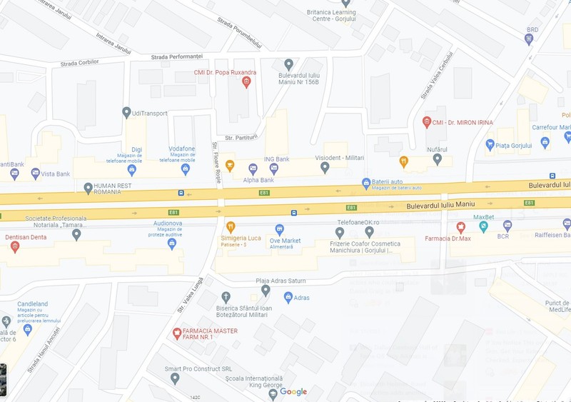 Incendiul, care s-a produs la un bloc aflat la intersecția dintre Bulevardul Iuliu Maniu și strada Valea Lungă, a fost stins rapid | Foto: Google Maps