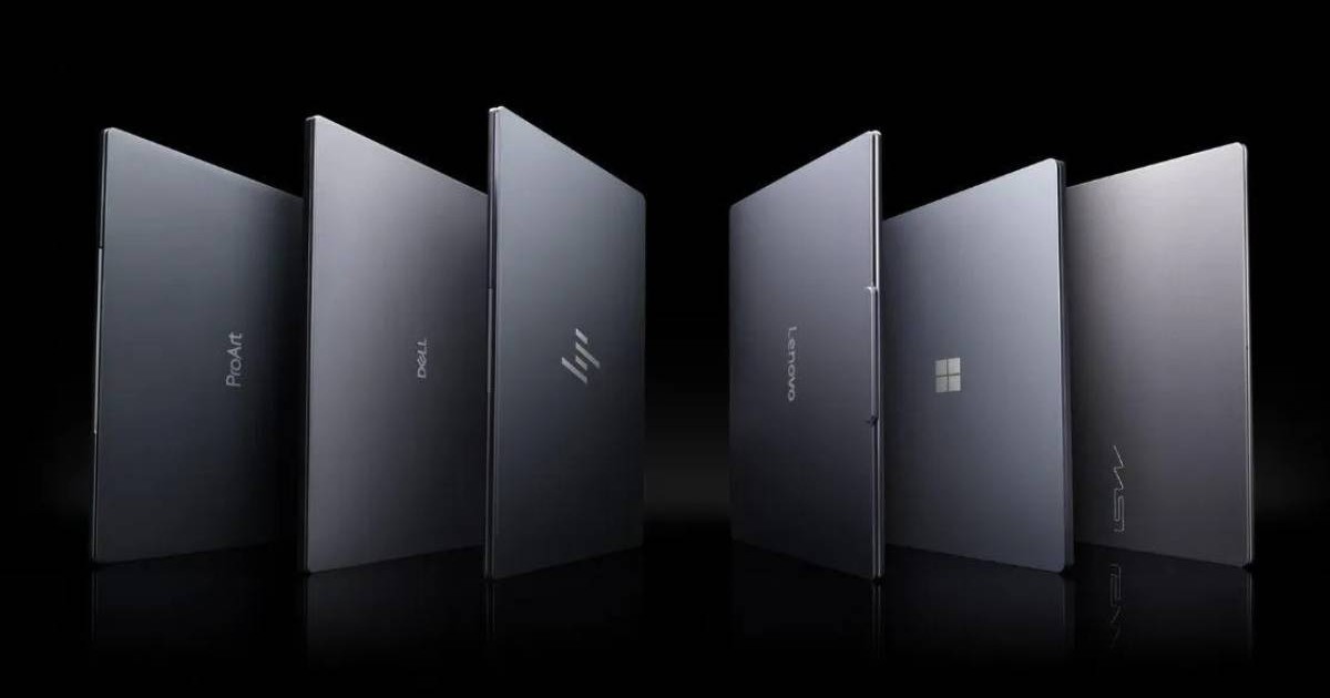 Mai multe laptopuri echipate cu Nvidia RTX Spark, de la diverși producători.
