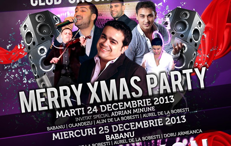 Megapetrecere de Crăciun cu Adi Minune la Club Cascada Ştefăneşti