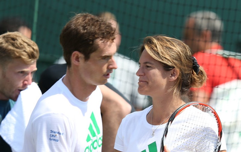 VIDEO / Andy Murray şi Amelie Mauresmo fac duşuri scoţiene la Miami 