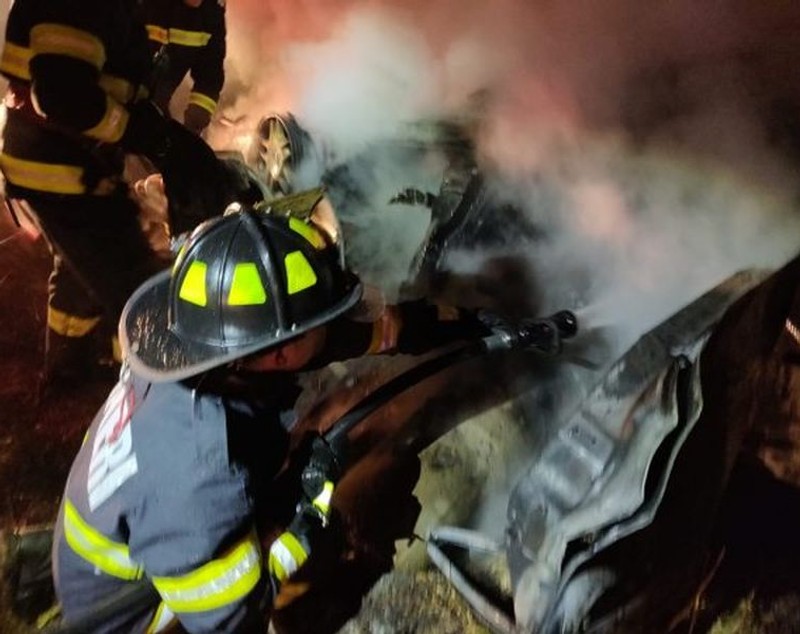 FOTO| Două persoane au murit carbonizate într-un accident rutier produs în Arad
