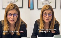 Cuvantul supat din limba romana pronuntat intr-un videoclip